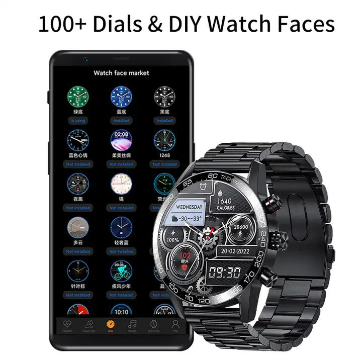 Men's AMOLED HD Screen Watch Smart Bluetooth Calling Sports Smartwatch | BW0408