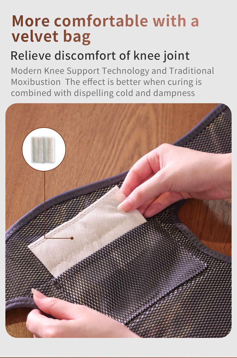 Heated Knee Brace Wrap Cordless Knee Massager with Heat & Vibration for Pain Relief Arthritis leg & knee massager | YC-906B