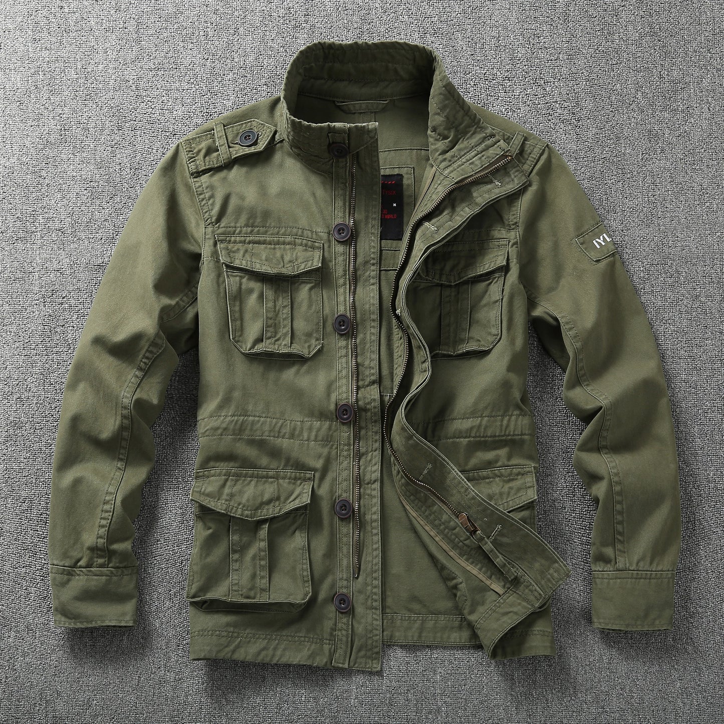 New Style High Quality 100 % Cotton Windproof Jackets for Men Wind Cheater Waterproof Blazer Coat | 268
