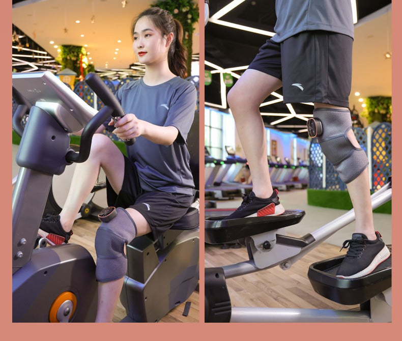Heated Knee Brace Wrap Cordless Knee Massager with Heat & Vibration for Pain Relief Arthritis leg & knee massager | YC-906B
