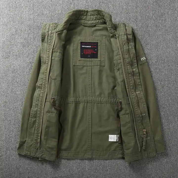 New Style High Quality 100 % Cotton Windproof Jackets for Men Wind Cheater Waterproof Blazer Coat | 268