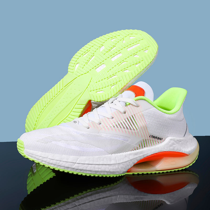 Men's Lightweight Cushioning Sneaker Outdoor Running Sports Elastic Shoes | W2303