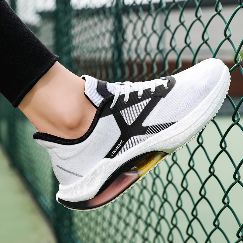 Men's Lightweight Cushioning Sneaker Outdoor Running Sports Elastic Shoes | W2303