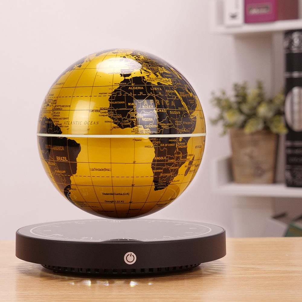 Luxury Magnetic Levitating Globe Table Lamp Floating World Home & Office Decoration Gift with Night Light - Premium Quality