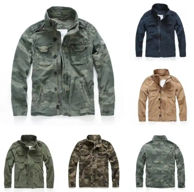 New Style High Quality 100 % Cotton Windproof Jackets for Men Wind Cheater Waterproof Blazer Coat | 268
