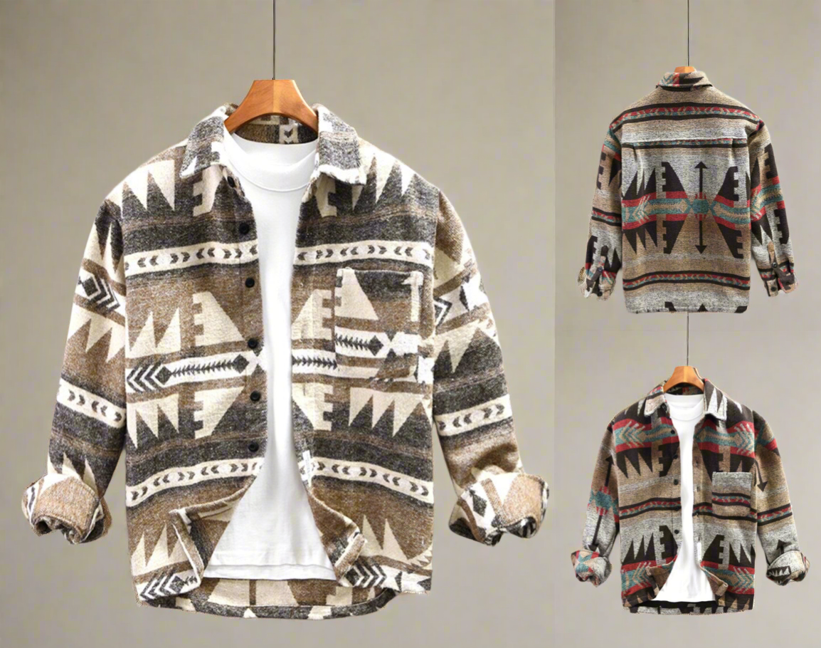 Weatherproof shops Vintage Men's Aztec Wool Jacket