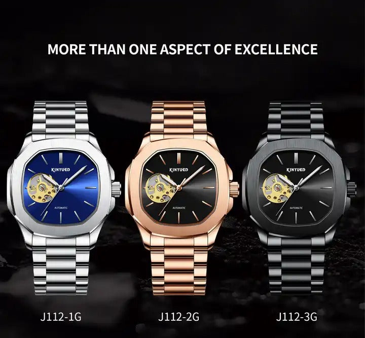 Men's Watches Automatic Mechanical Top Brand Luxury Waterproof Stainless Steel Watch | J112