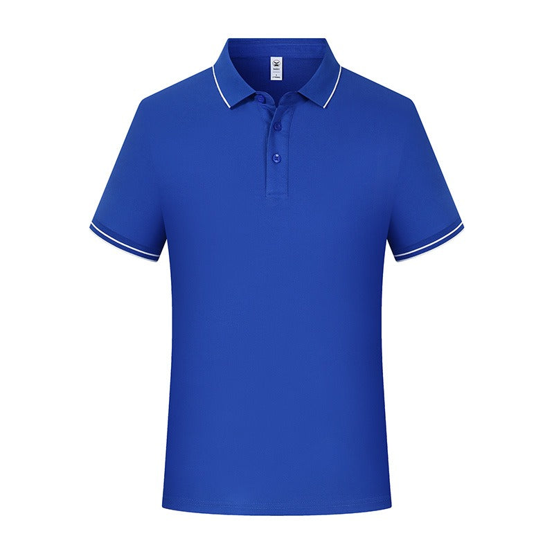 Men 100% Cotton Polo T-Shirt Short Sleeves Polo Shirt Tops | JH-S6001