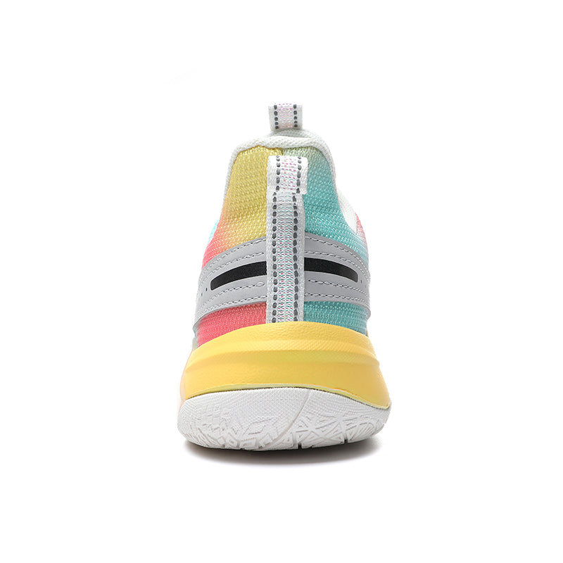 Men's Colorful Flying Woven Basketball Sneakers High Elastic Breathable Running Shoes | 6805