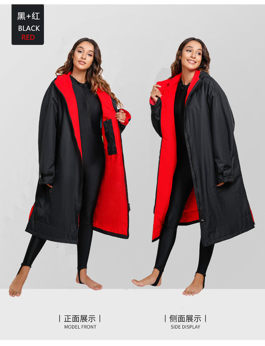 Regatta Dry Robe – Unisex Camo Waterproof Changing Robe | All-Season Windproof Swim Parka with Towel Lining | SPFF889