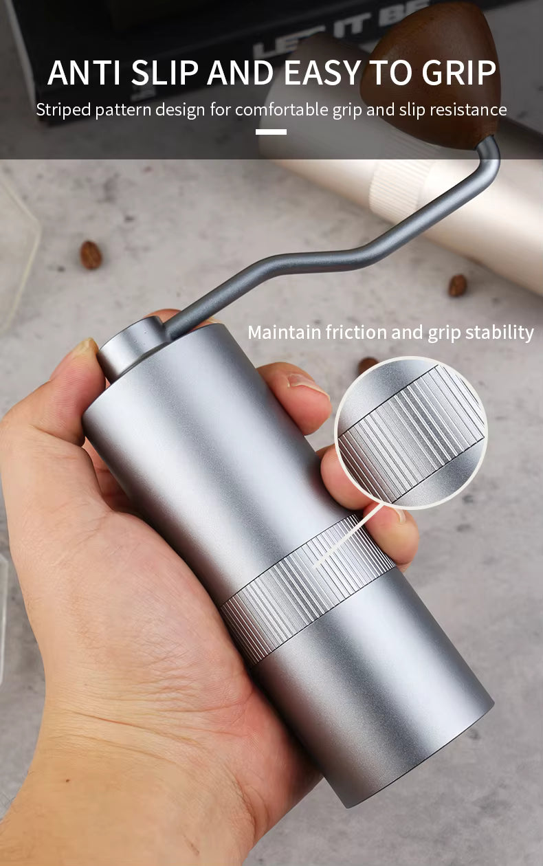 Premium Manual Coffee Grinder – 15g Portable Hand-Crank Burr Mill Gift Set | 15G-NB2024