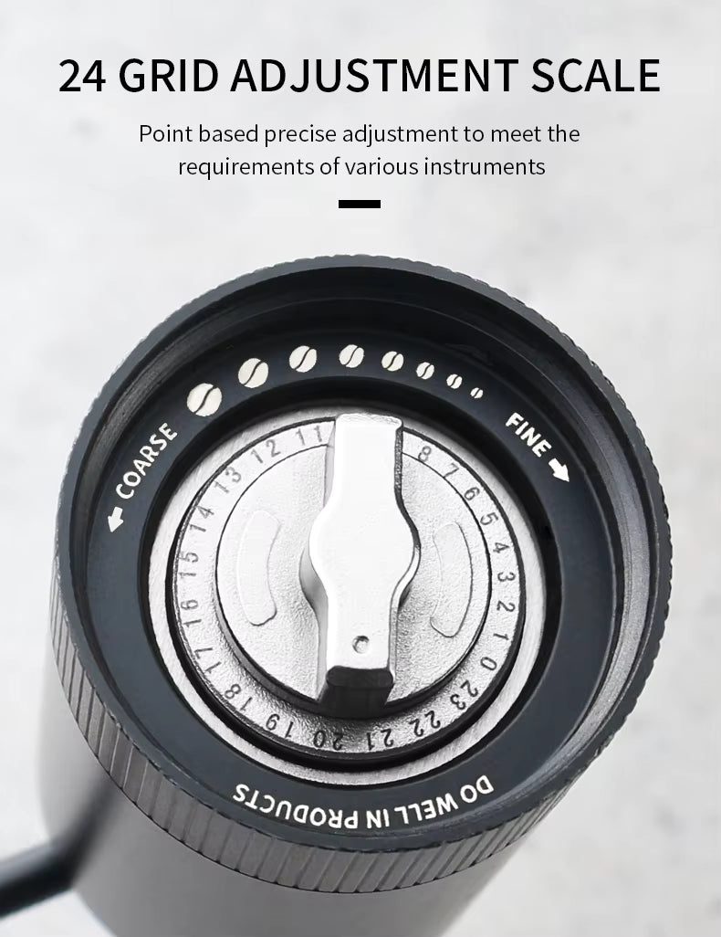 Premium Manual Coffee Grinder – 15g Portable Hand-Crank Burr Mill Gift Set | 15G-NB2024