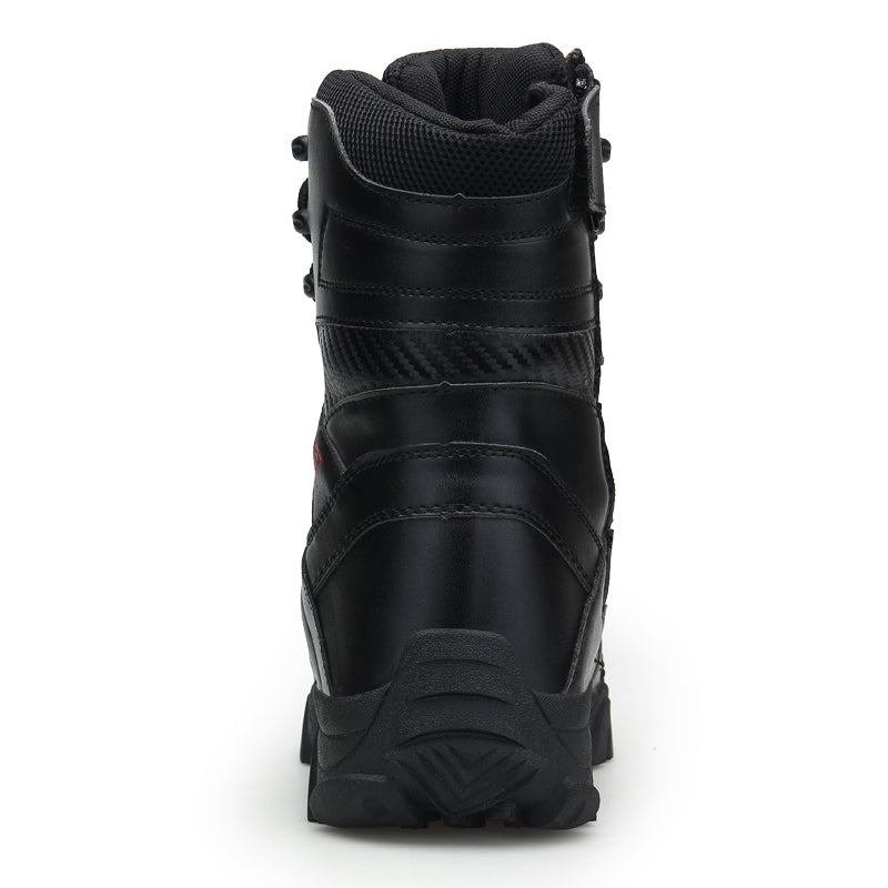Military Combat Hi Top Boots Army Security Shoes With Side Zip | 067