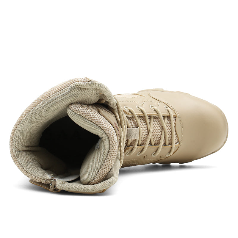 Military Shoes MilTec Tactical Side Zip Boots Black & Desert | 112