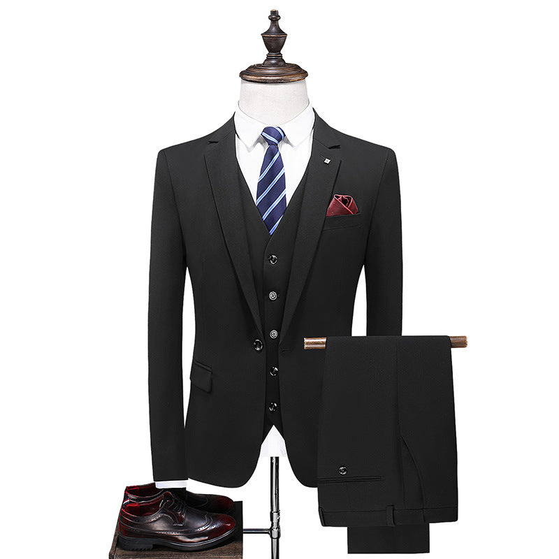 Premium Quality Men's 3 Pieces Suit Slim Fit Single Button Elegant Dress | SJT218