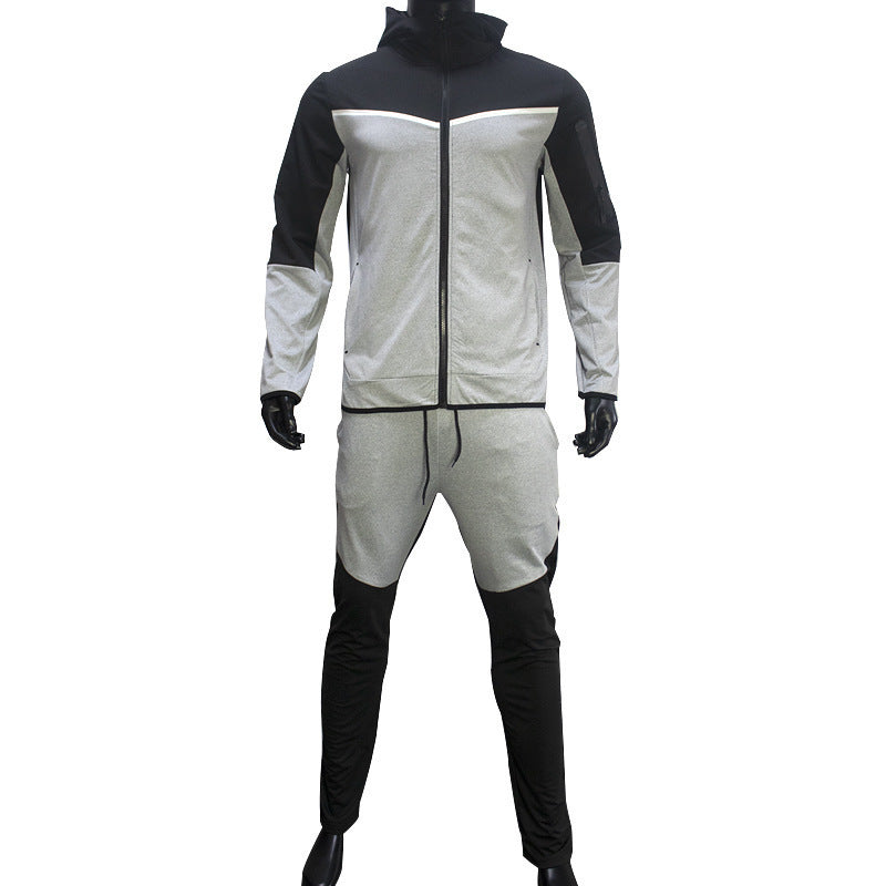 Men's Tracksuit Athletic Full Zip Casual Sports Jogging Gym Sweatsuit | 21420