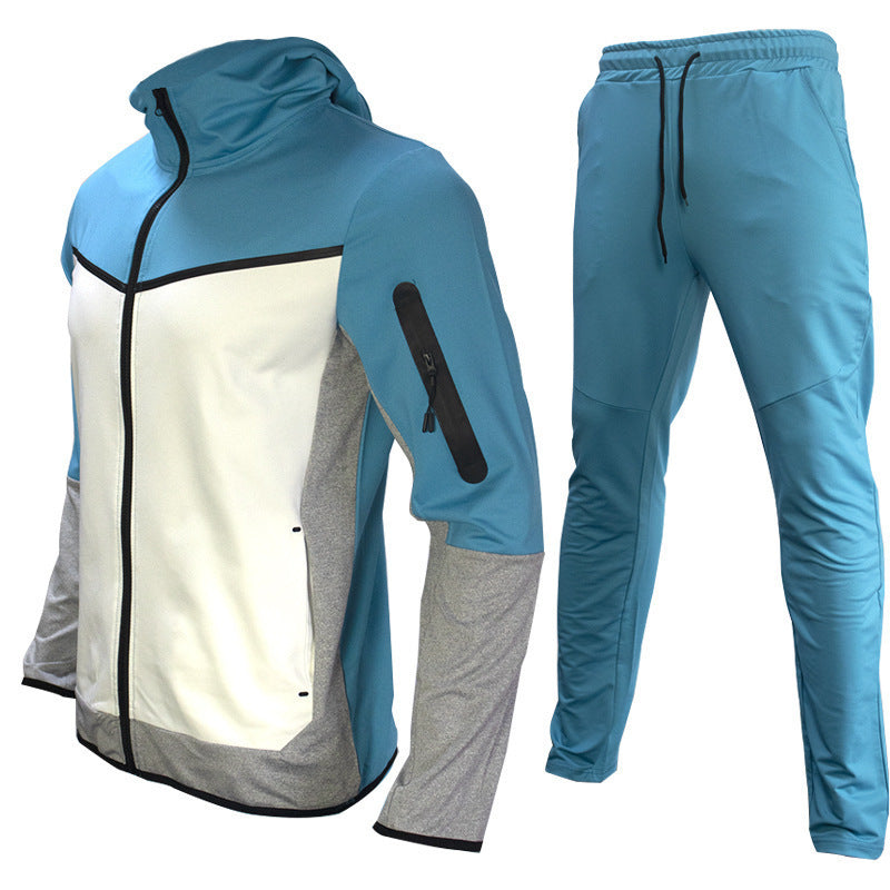 Men's Tracksuit Athletic Full Zip Casual Sports Jogging Gym Sweatsuit | 21420