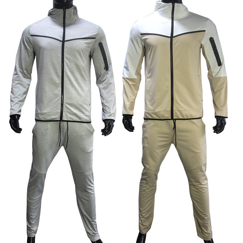 Men's Tracksuit Athletic Full Zip Casual Sports Jogging Gym Sweatsuit | 21420