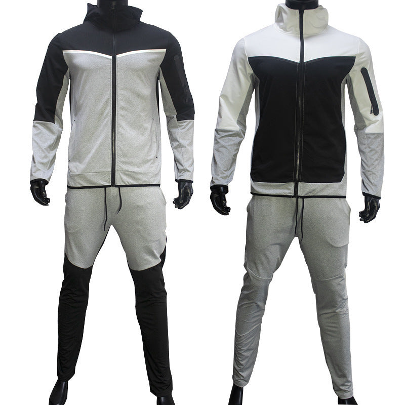 Men's Tracksuit Athletic Full Zip Casual Sports Jogging Gym Sweatsuit | 21420