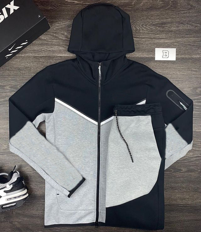 Men's Tracksuit Athletic Full Zip Casual Sports Jogging Gym Sweatsuit | 21420