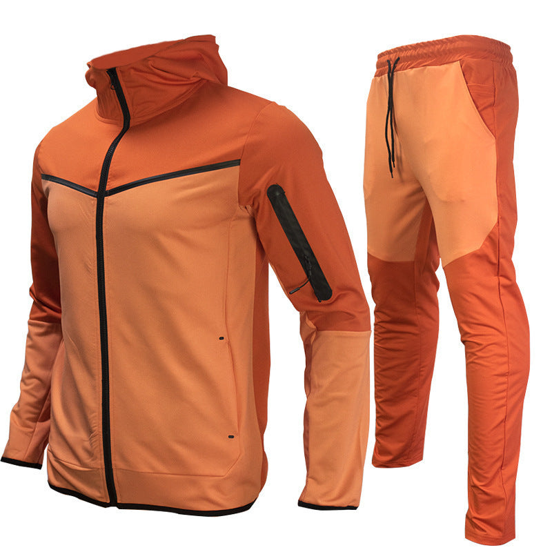 Men's Tracksuit Athletic Full Zip Casual Sports Jogging Gym Sweatsuit | 21420