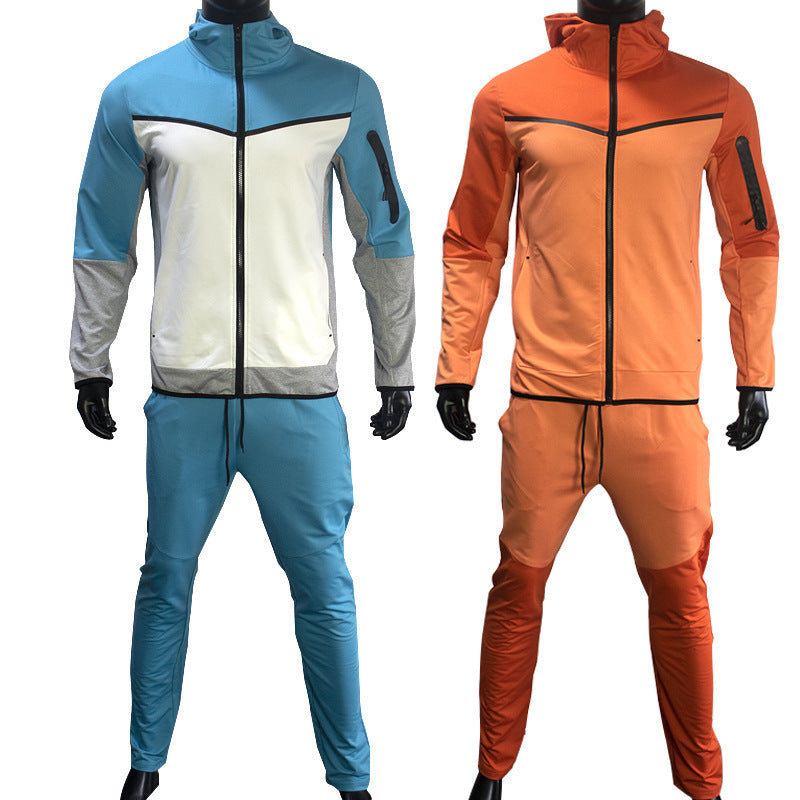 Men's Tracksuit Athletic Full Zip Casual Sports Jogging Gym Sweatsuit | 21420