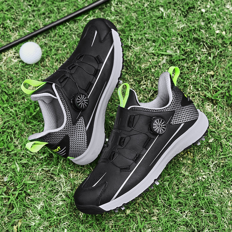 Premium Quality BOA Golf Shoes Waterproof Spiked Golf Trainers | 666A