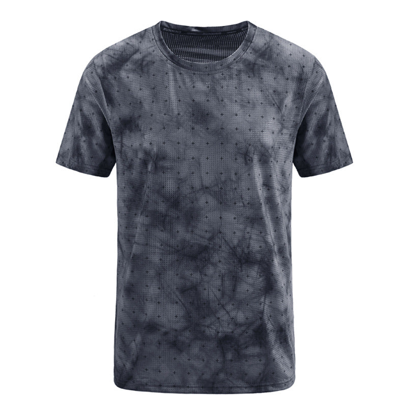 Men’s Active Quick Dry Crew Neck T Shirts Gym Workout Short Sleeve Tee Tops | 83272