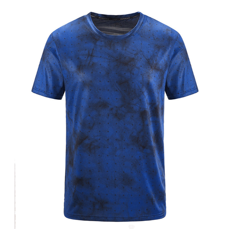 Men’s Active Quick Dry Crew Neck T Shirts Gym Workout Short Sleeve Tee Tops | 83272