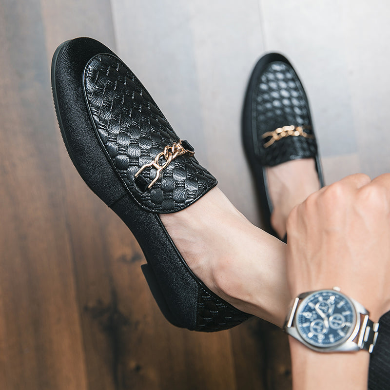 Men's Leather Stylish Loafers Leather Shoes For Men | 8130