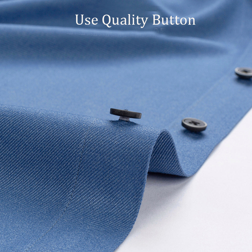 Premium Men's Dress Shirt Regular Fit Flex Collar Cotton Solid Shirts | C2070