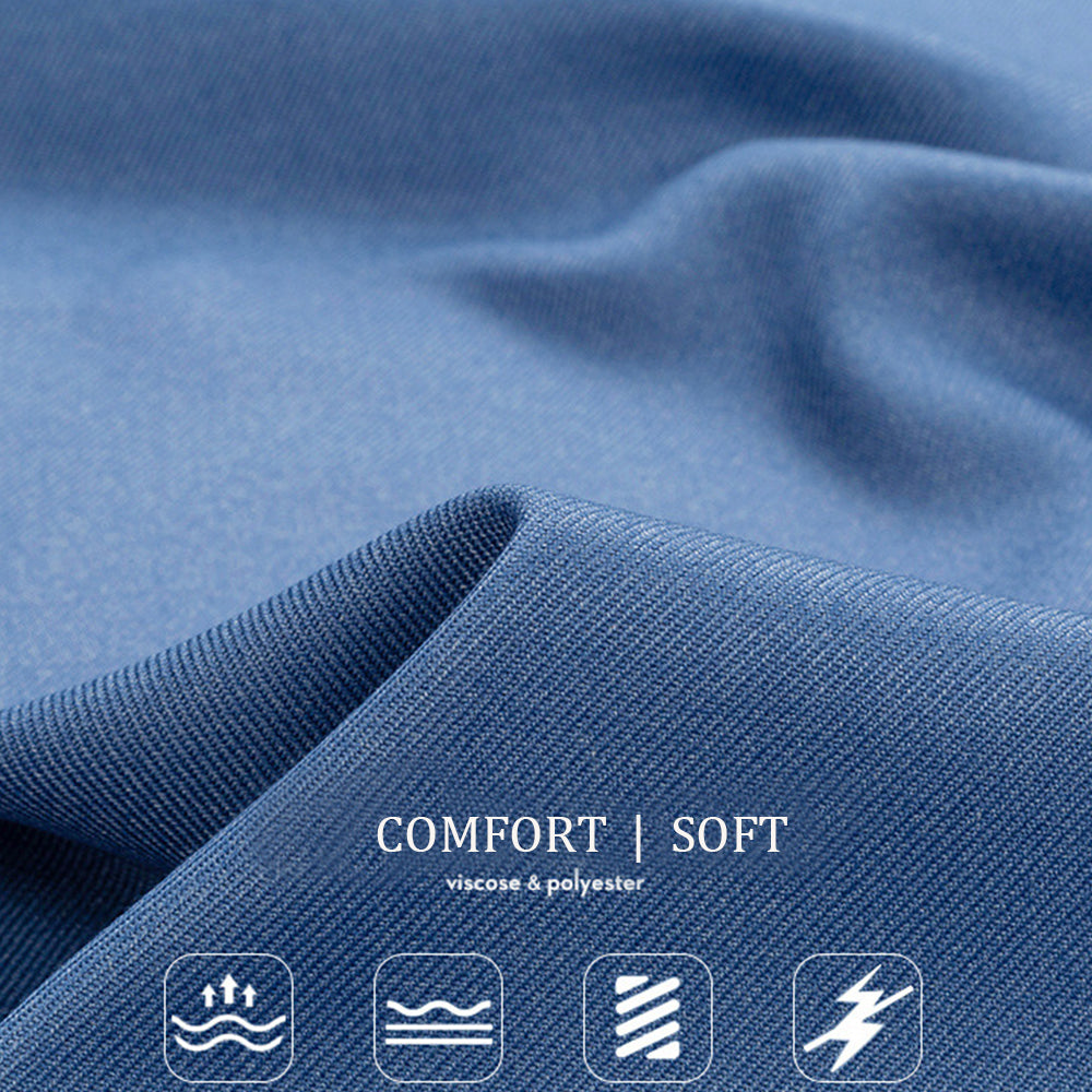 Premium Men's Dress Shirt Regular Fit Flex Collar Cotton Solid Shirts | C2070