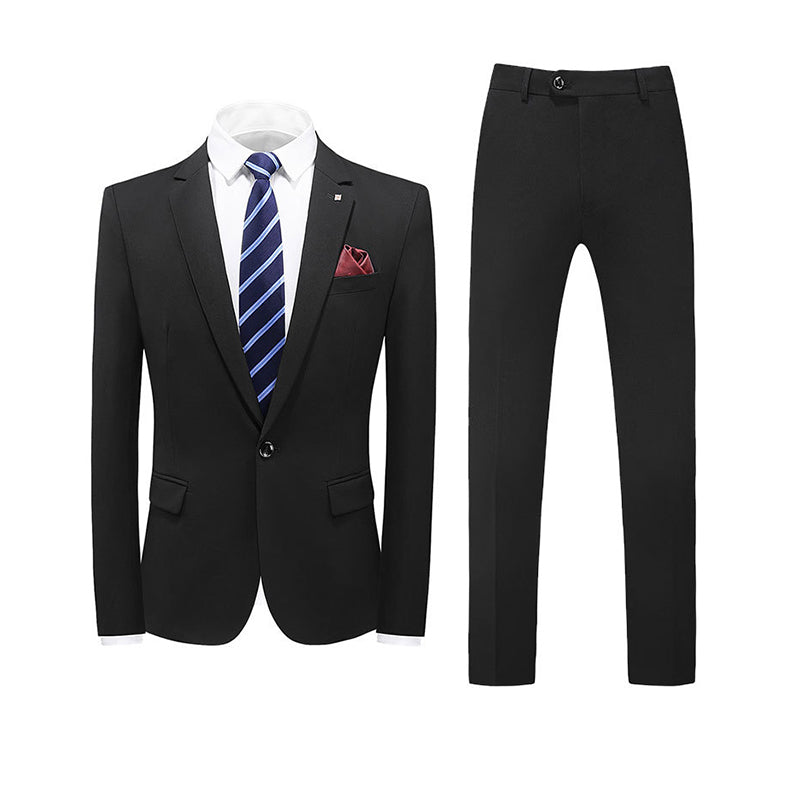 Premium Quality Men's 3 Pieces Suit Slim Fit Single Button Elegant Dress | SJT218