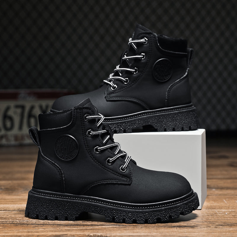 Kids Classic Lace Up Waterproof Comfort Work Boot Scholl Shoes (Toddler/Little Kid/Big Kid) | A05