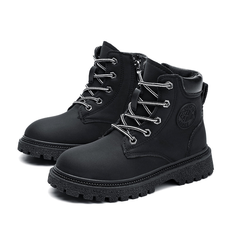Kids Classic Lace Up Waterproof Comfort Work Boot Scholl Shoes (Toddler/Little Kid/Big Kid) | A05
