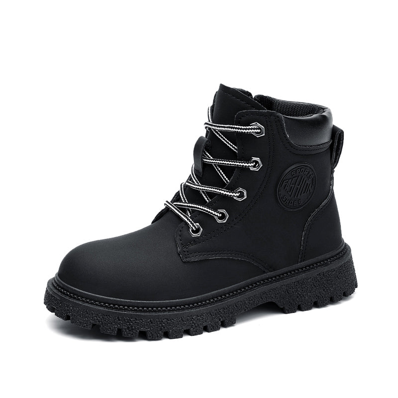 Kids Classic Lace Up Waterproof Comfort Work Boot Scholl Shoes (Toddler/Little Kid/Big Kid) | A05