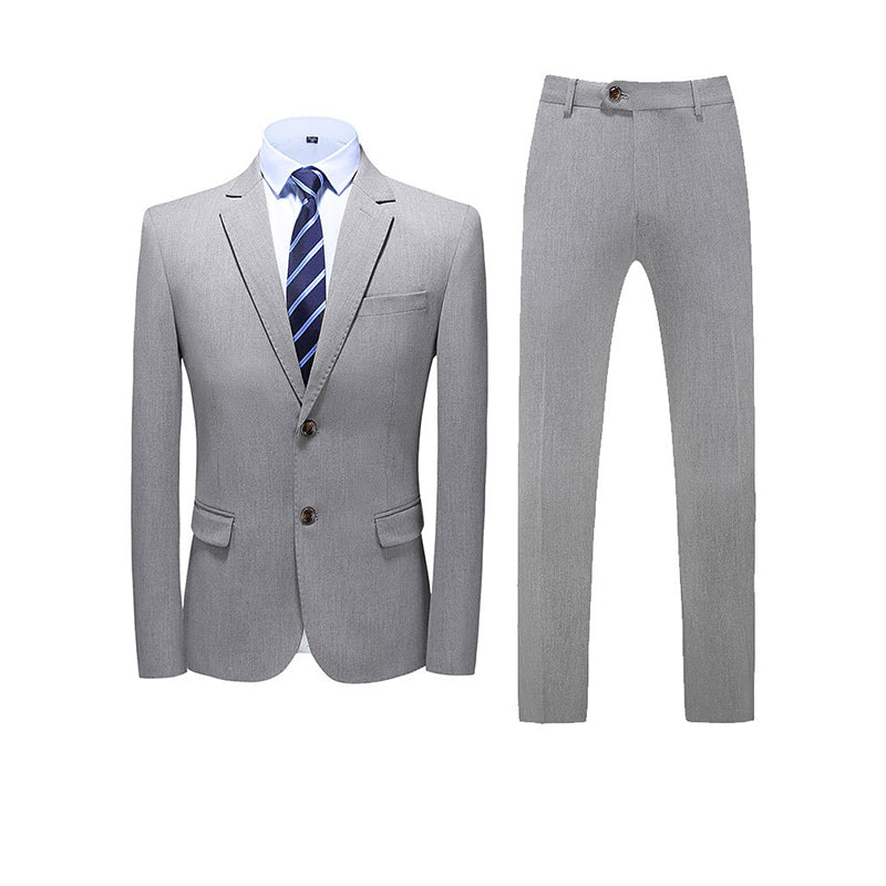 Premium Quality Men's 3 Pieces Suit Slim Fit Single Button Elegant Dress | SJT218
