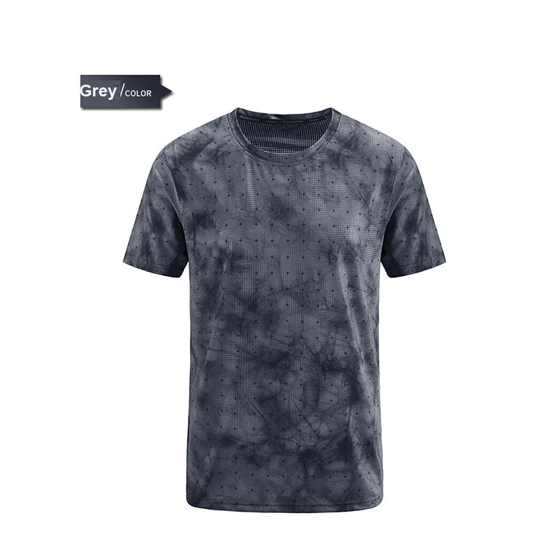 Men’s Active Quick Dry Crew Neck T Shirts Gym Workout Short Sleeve Tee Tops | 83272