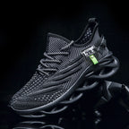 Viral TikTok Men's Sports Running Lace-Up Trainers 2024 Trendy Casual Twist Sole Ultra-light Textured Sneakers Comfortable Shoes | 2206