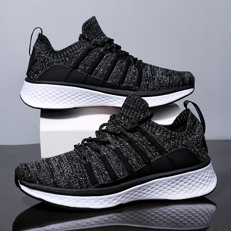 Men's Mesh Sports Shoes Breathable Wear-Resistant Shock-Absorbing Running & Casual Sneakers | M2