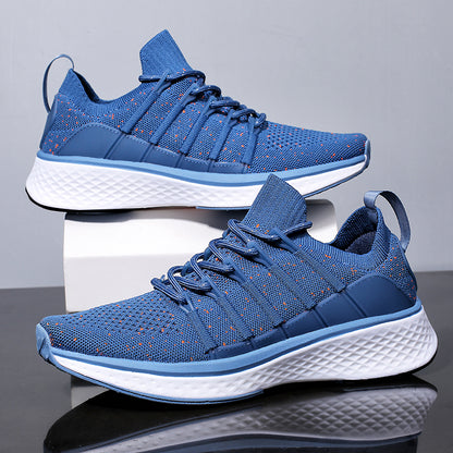 Men's Mesh Sports Shoes Breathable Wear-Resistant Shock-Absorbing Running & Casual Sneakers | M2