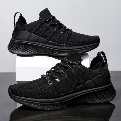 Men's Mesh Sports Shoes Breathable Wear-Resistant Shock-Absorbing Running & Casual Sneakers | M2