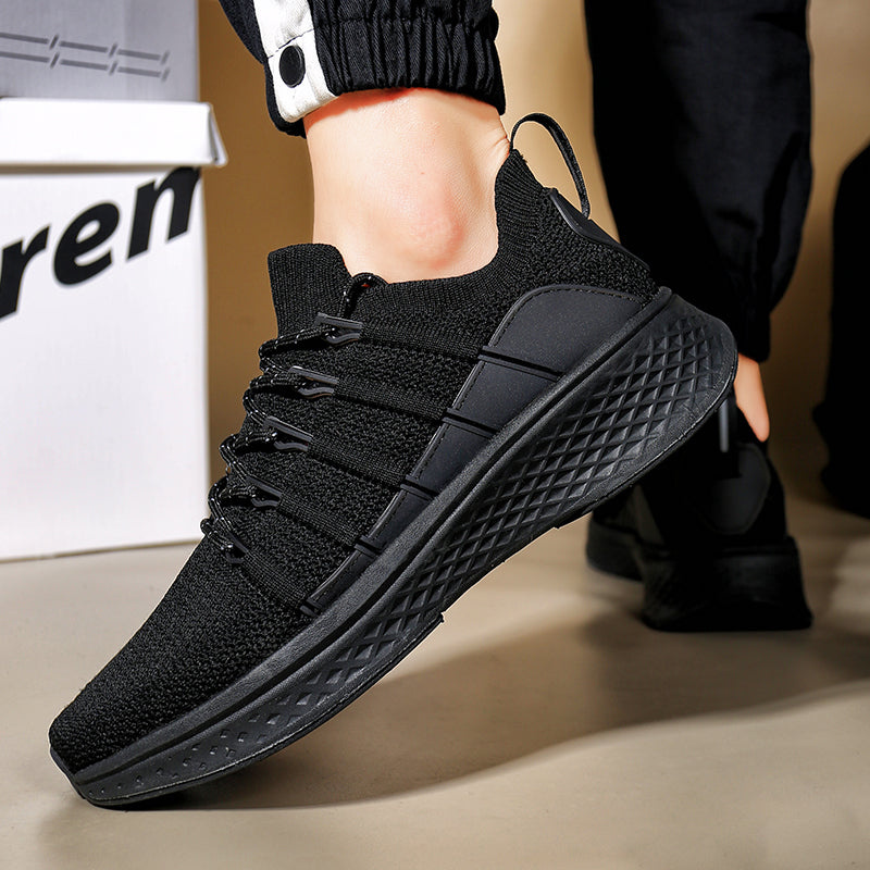 Men's Mesh Sports Shoes Breathable Wear-Resistant Shock-Absorbing Running & Casual Sneakers | M2