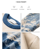 Men's Pullover Sweater Winter Snow Mountain Pullover O-Neck Loose Sweater Wool Long Sleeve Sweatshirt | 231026-7