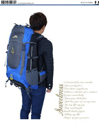 70L Large Capacity Hiking Backpack – Waterproof Trekking Rucksack with Ergonomic Support System for Men & Women | 0621