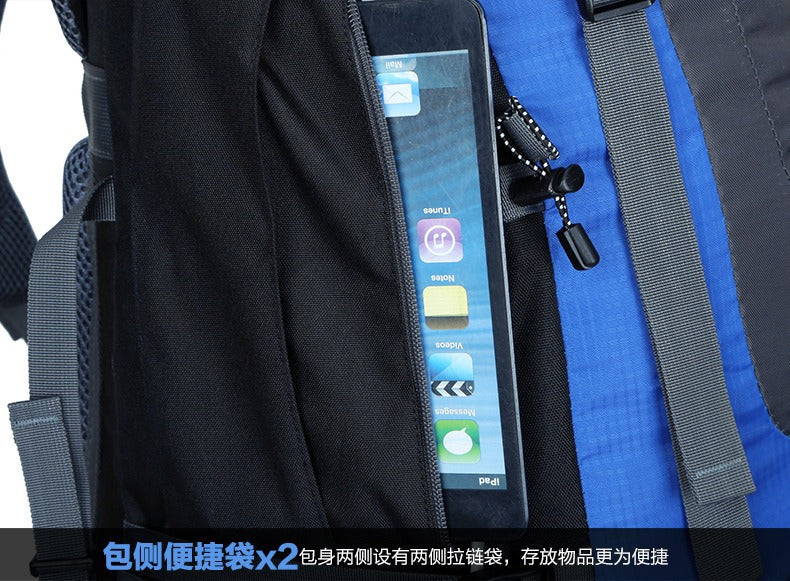 70L Large Capacity Hiking Backpack – Waterproof Trekking Rucksack with Ergonomic Support System for Men & Women | 0621