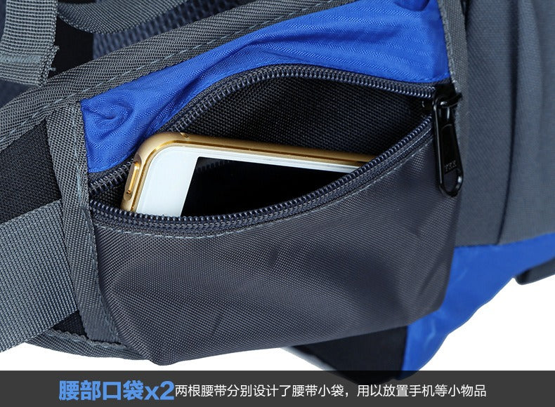 70L Large Capacity Hiking Backpack – Waterproof Trekking Rucksack with Ergonomic Support System for Men & Women | 0621