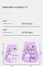 Kulomi Kids’ School Backpack – Lightweight, Ergonomic & Spine-Support Design for Children | 1-602