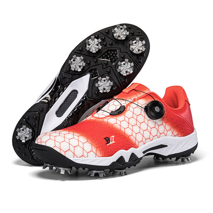 Unisex Professional Golf Shoes Spikeless Rotational Cleat Design Breathable & Stable Golf Sneakers | GX-006