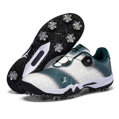 Unisex Professional Golf Shoes Spikeless Rotational Cleat Design Breathable & Stable Golf Sneakers | GX-006